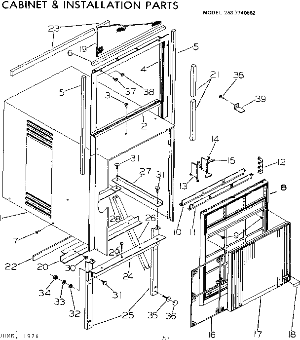 CABINET & INSTALLATION PARTS
