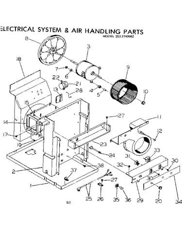 Electrical system & air handling parts