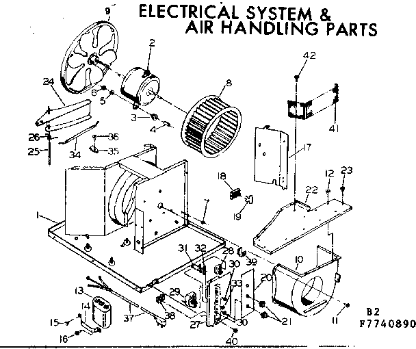 Electrical system & air handling parts