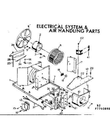 Electrical system & air handling parts