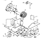Kenmore 2537740891 electrical system & air handling parts diagram