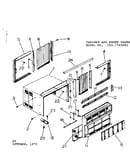 Cabinet and front parts