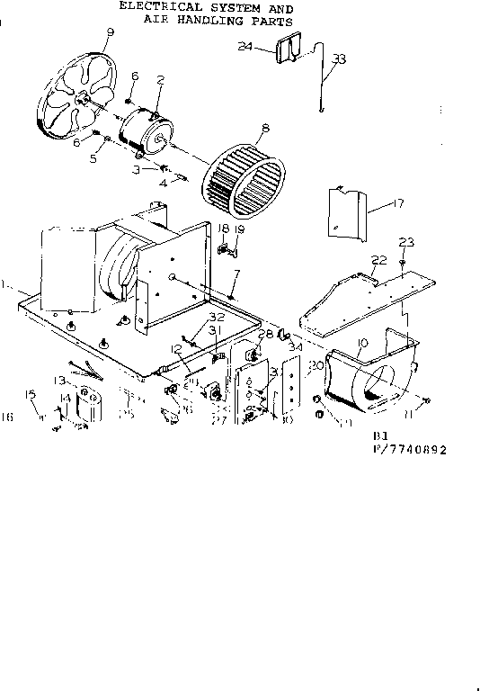 Elec system & air hndlg parts