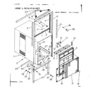 Kenmore 2537741060 cabinet & installation parts diagram