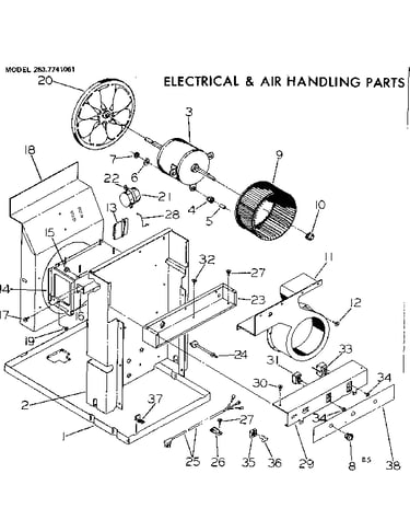 Electrical and air handling parts