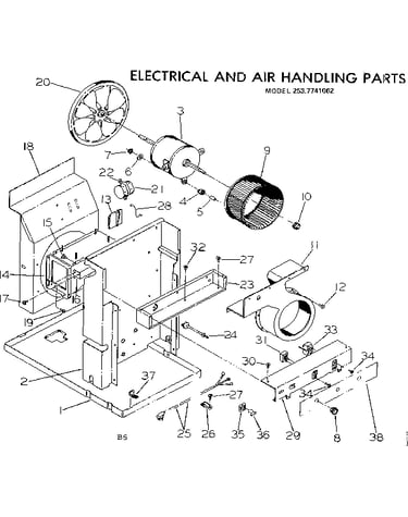 Electrical and air handling parts