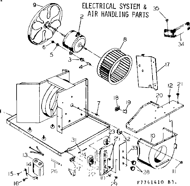 Electrical system & air handling parts