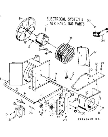 Electrical system & air handling parts