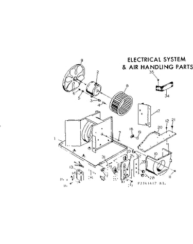 Electrical system & air handling parts