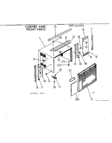 Cabinet & front parts