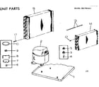 Kenmore 2537741417 unit parts diagram