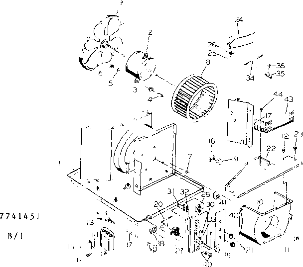 Electrical system & air handling parts