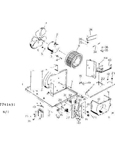 Electrical system & air handling parts