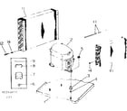 Kenmore 2537741451 refrigeration system & air handling parts diagram