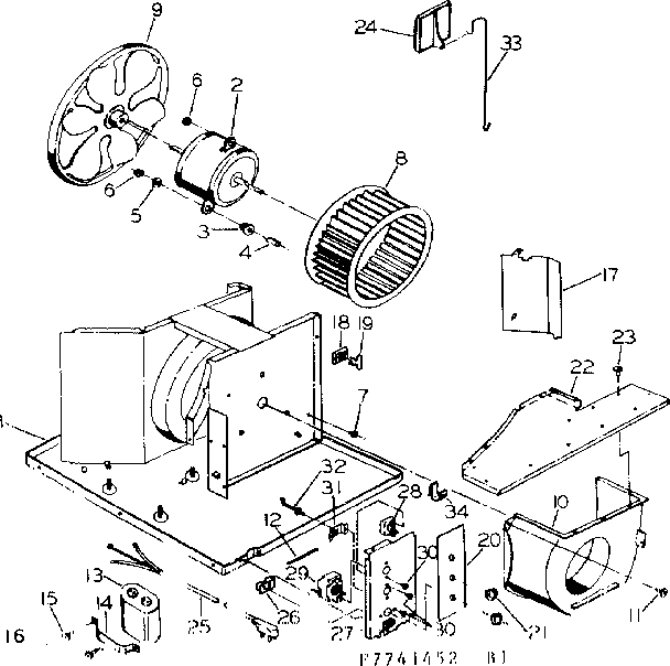 Electrical system and air handling parts