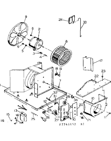 Electrical system and air handling parts