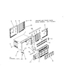 Cabinet and front parts