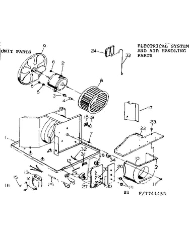 Electrical system & air handling parts