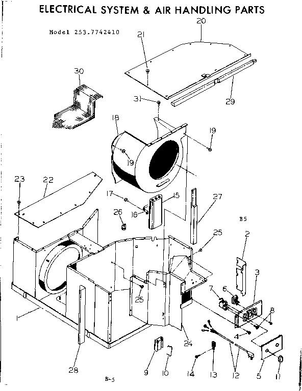 Electrical system & air handling parts