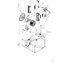 Kenmore 2537742410 refrigeration system & air handling parts diagram