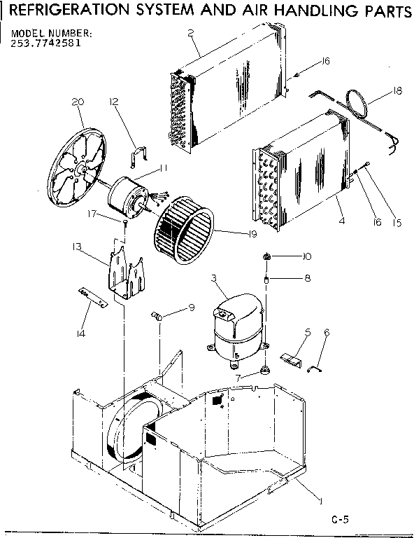 Refrigeration system and air handling parts