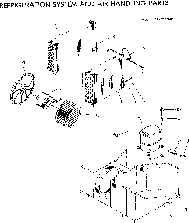 Refrigeration system and air handling parts