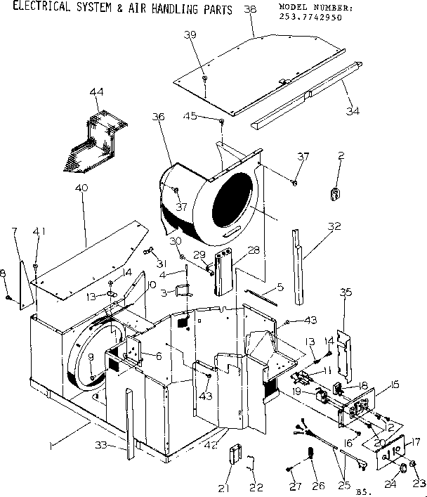 Electrical system & air handling parts
