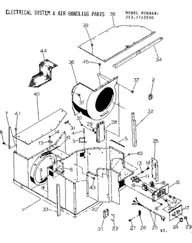 Electrical system & air handling parts