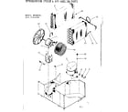Kenmore 2537742950 refrigeration system & air handling parts diagram