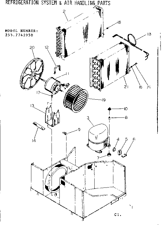 Refrigeration system & air handling parts