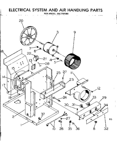 Electrical system & air handling parts