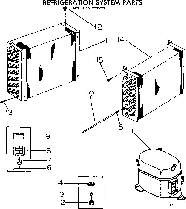 Refrigeration system parts