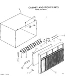 Cabinet and front parts