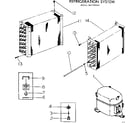 Kenmore 2537760820 refrigeration system diagram