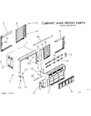 Cabinet and front parts
