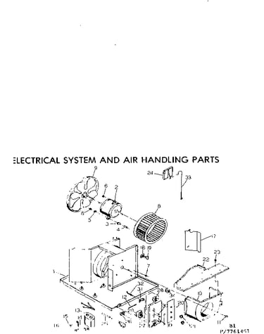 Electrical system and air handling parts