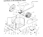Kenmore 2537762310 electrical & air handling parts diagram