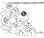 Kenmore 2537770660 electrical system and air handling parts diagram