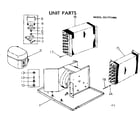Kenmore 2537770890 unit parts diagram