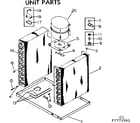Kenmore 2537771061 unit parts diagram