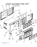Cabinet & front panel parts