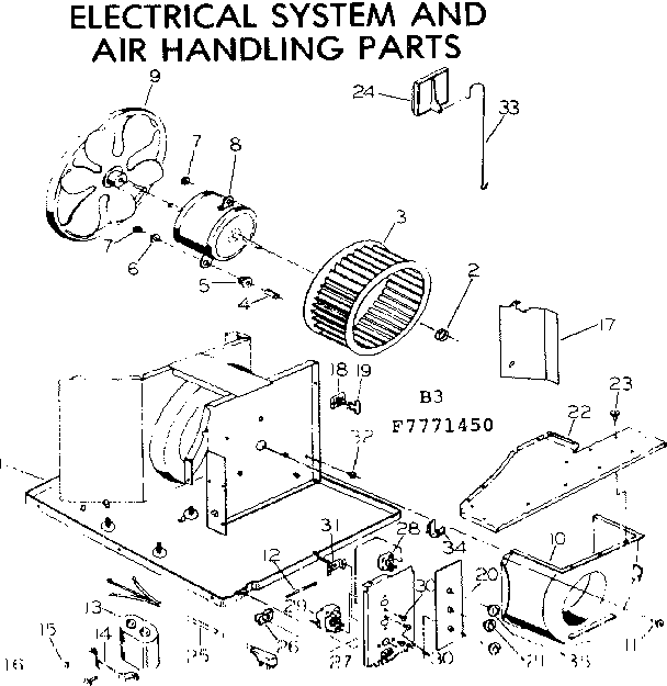 ELECTRICAL SYSTEM & AIR HANDLING PARTS