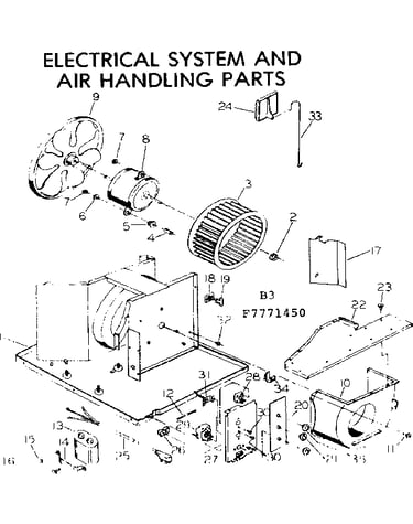 Electrical system & air handling parts