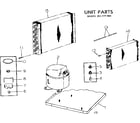 Kenmore 2537771450 unit parts diagram