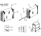 Kenmore 2537772310 unit parts diagram