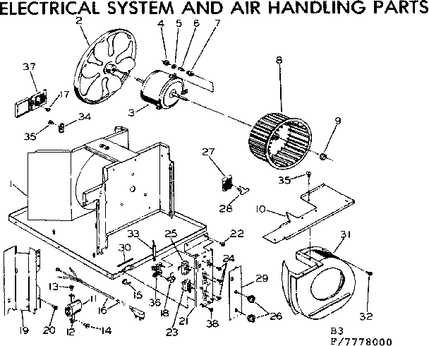 ELECTRICAL SYSTEM AND AIR HANDLING PARTS