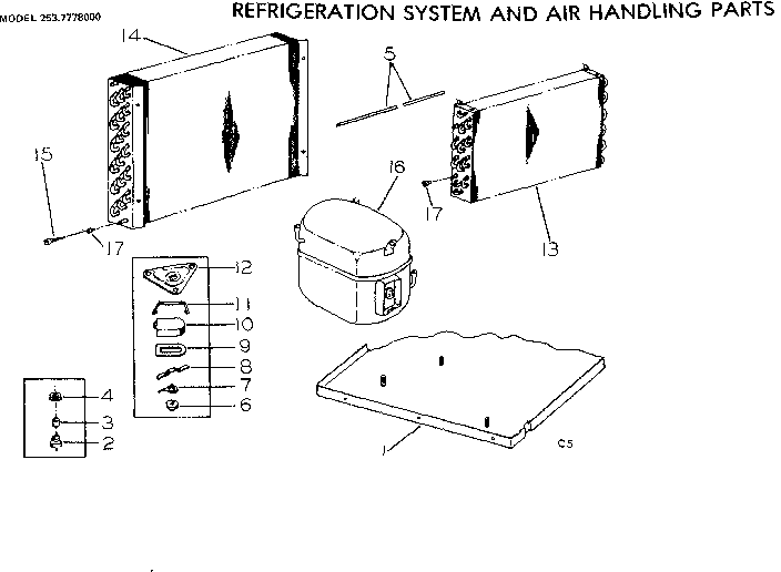 REFRIGERATION SYSTEM AND AIR HANDLING PARTS