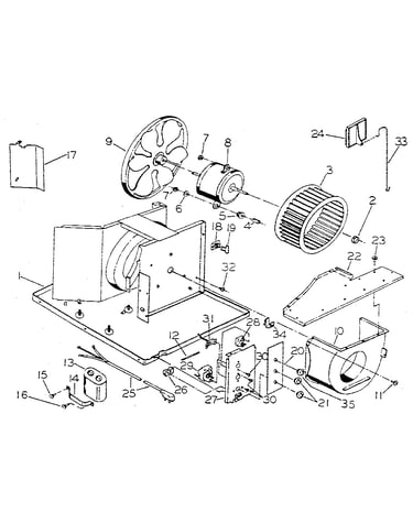Electrical and air handling parts