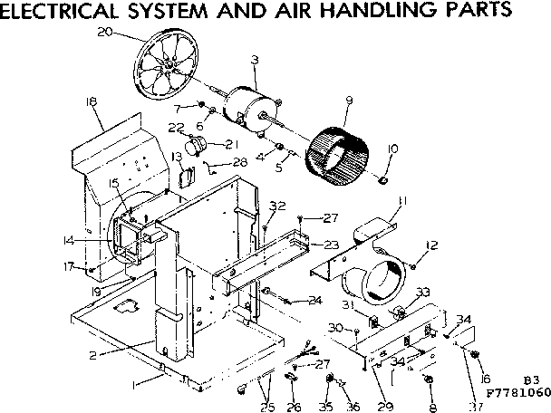 ELECTRICAL SYSTEM AND AIR HANDLING PARTS