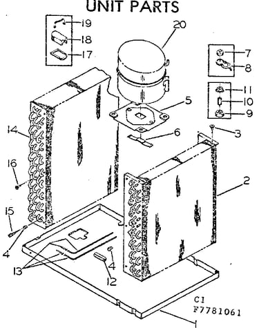 Unit parts